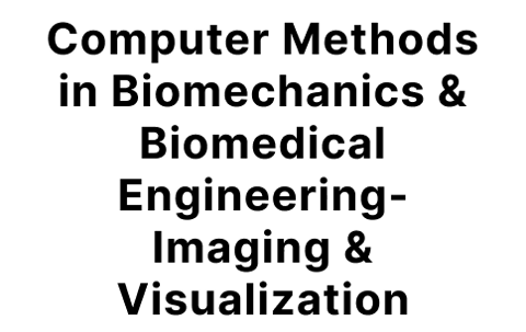 Include image of Computer Methods in Biomechanics and Biomedical Engineering, biomedical imaging, biomechanics research, and visualization techniques.