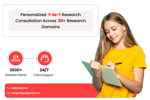 Personalized one-to-one research consultation by experts across 30+ research domains for PhD scholars and researchers.
