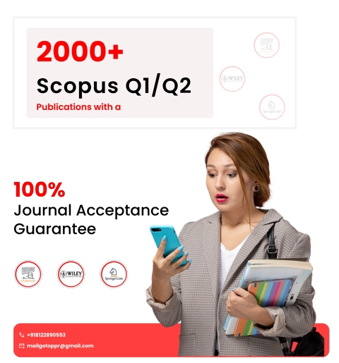 Professional Scopus Q1/Q2 publication support with 2000+ successful publications and a 100% journal acceptance guarantee.