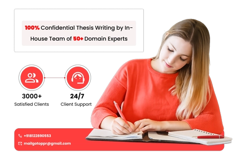 Professional thesis writing service with 100% confidentiality by 50+ in-house PhD experts